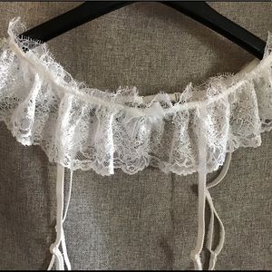 NWT Victoria’s Secret rhinestone garter belt